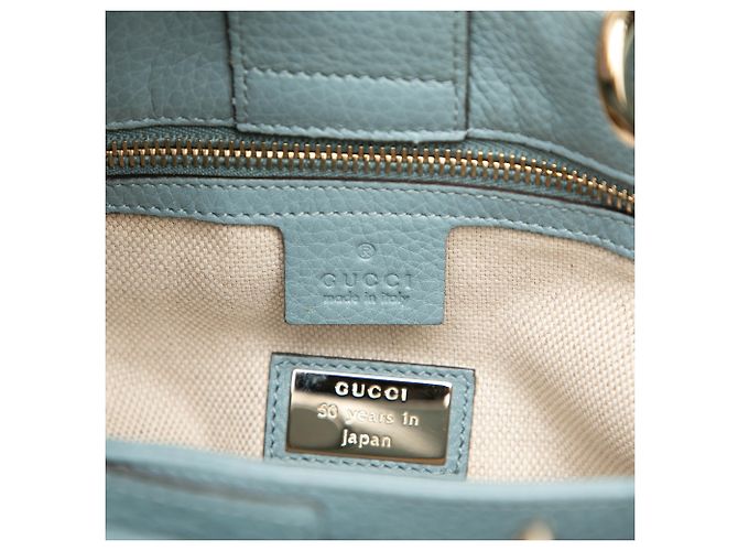 Bolso Gucci White Small Canvas Flora Bamboo Shopper Satchel - vista 5