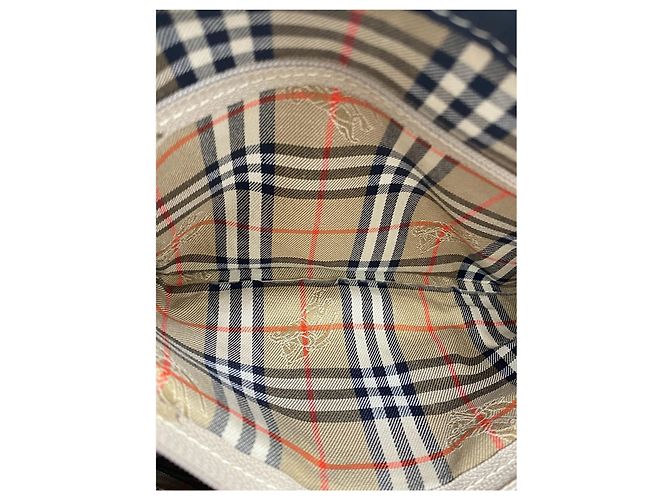 Borsa a secchiello Burberry in pelle di vitello nera - vista 4