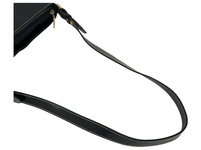 Borsa a secchiello Burberry in pelle di vitello nera - vista 5