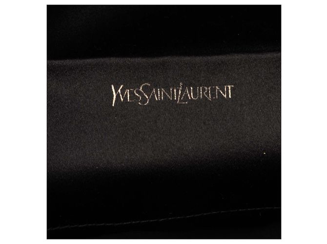 Autre Marque Borsa a mano Saint Laurent Muse Mini in pelle verniciata stropicciata nera - vista 5