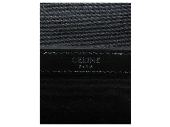 Céline Mochila Celine Large Triomphe de lona revestida marrón - vista 5
