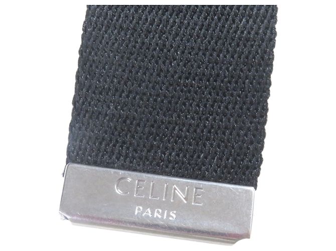 Céline Mochila Celine Large Triomphe de lona revestida marrón - vista 8