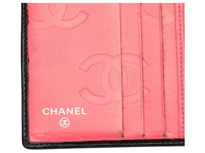 Chanel Black CC Quilted Lambskin Cambon Ligne Small Flap Wallet - Ansicht 5