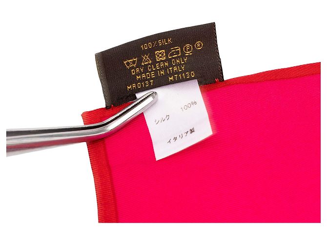 Louis Vuitton Foulard di seta Bandeau per bauli e borse Monogram Rosa - vista 3