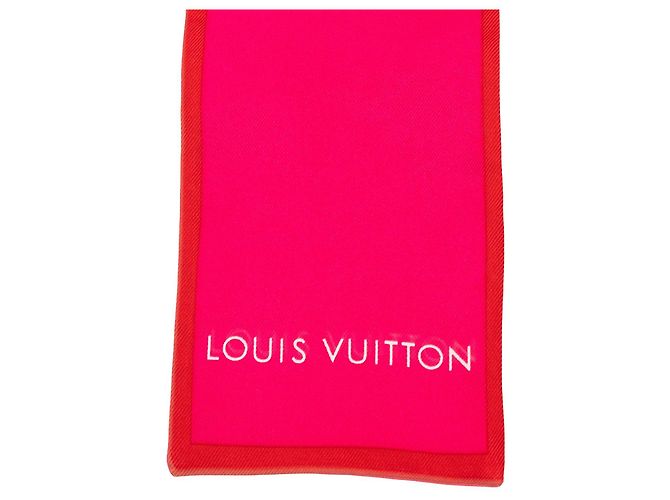 Louis Vuitton Foulard di seta Bandeau per bauli e borse Monogram Rosa - vista 5