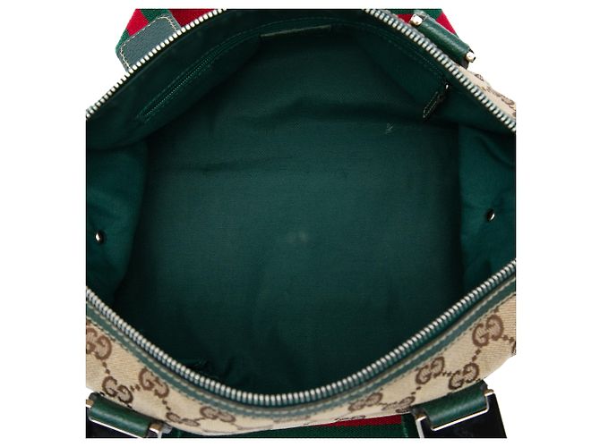 Borsa Gucci Beige GG Canvas Web Pop - vista 4