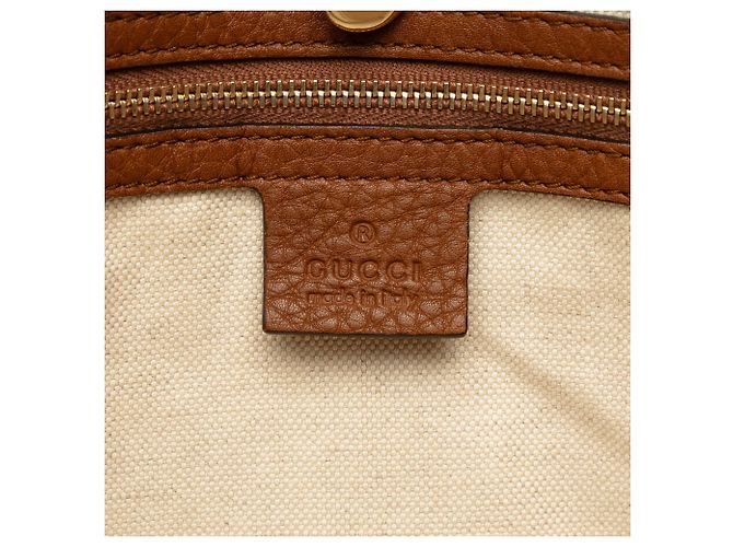 Bolso Tote Gucci Bella de lona GG beige - vista 5
