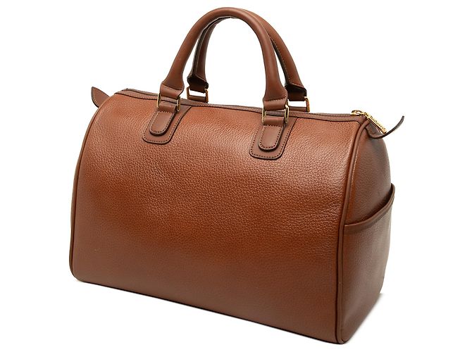 Bolso Boston Burberry de cuero marrón - vista 2
