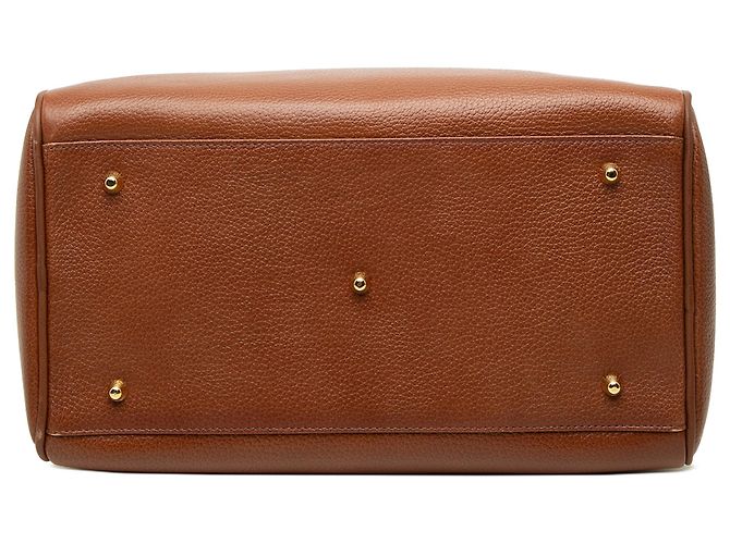 Bolso Boston Burberry de cuero marrón - vista 3