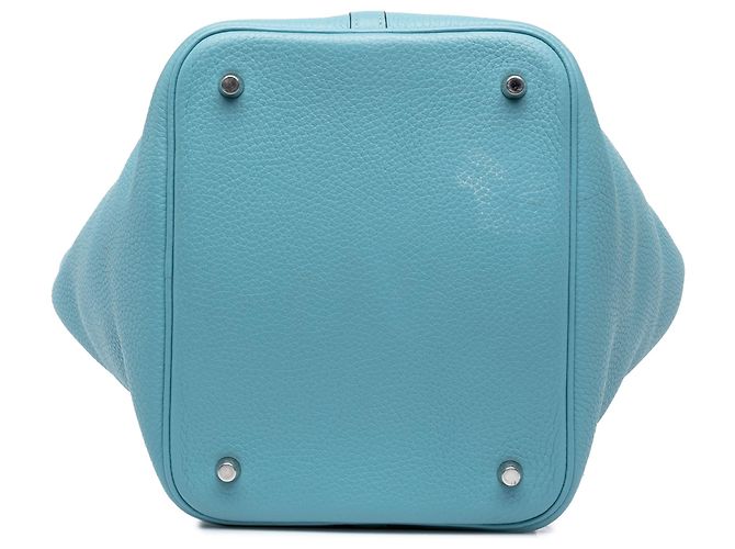 Hermès Blue Clemence Picotin Lock 18 - vista 3