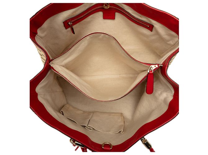 Gucci Bella Tote aus beigem GG Canvas - Ansicht 4