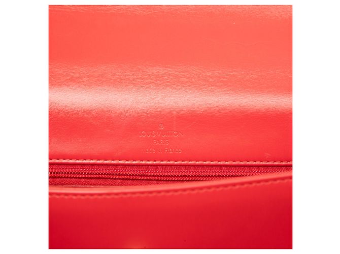 Louis Vuitton Red Opera Line Calfskin Sparta - vista 5