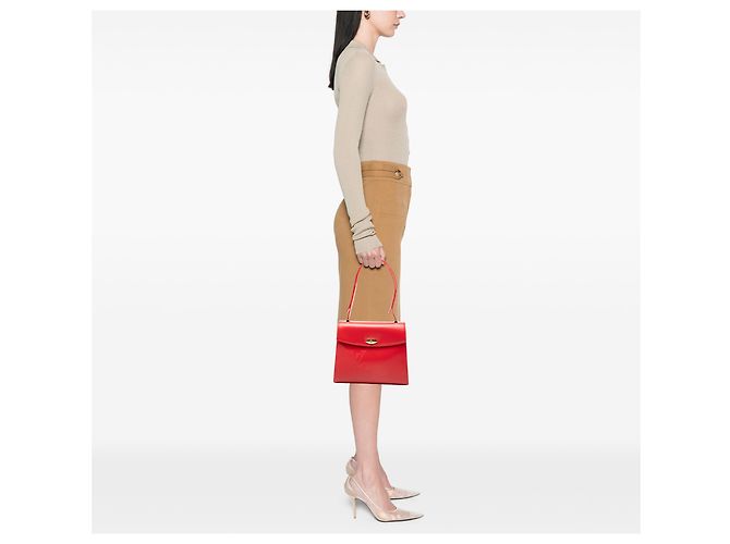 Louis Vuitton Red Opera Line Calfskin Sparta - vista 6