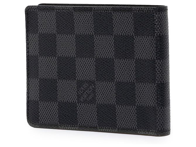 Louis Vuitton Black Damier Graphite Multiple Geldbörse - Ansicht 2