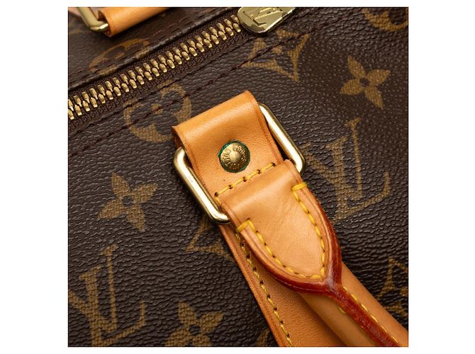 Louis Vuitton Brown Monogram Keepall Bandouliere 50 - vista 6