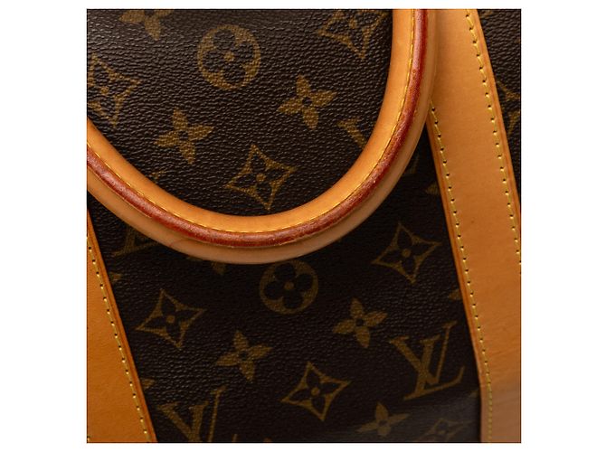 Louis Vuitton Brown Monogram Keepall Bandouliere 50 - vista 7