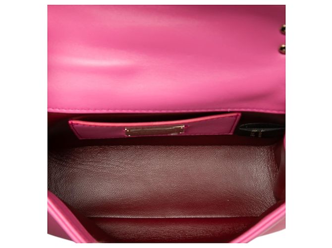 Bulgari Bolso Serpenti Cabochon Mini de Piel Rosa Bvlgari - vista 4