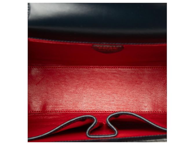 Céline Celine Starball Handtasche aus schwarzem glattem Kalbsleder - Ansicht 4
