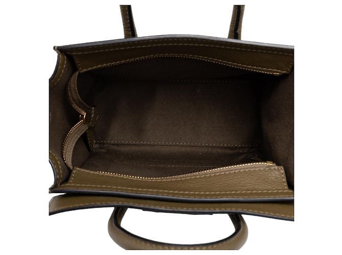 Céline Celine Luggage Nano Leder Tote in Braun - Ansicht 4