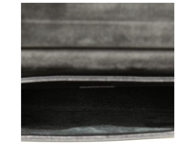 Bolsa Gucci em couro preto com alça Bamboo - vista 4