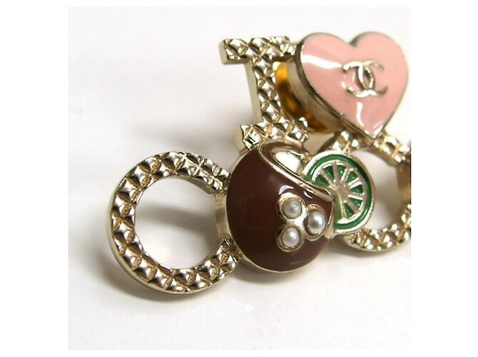Broche Chanel I LOVE COCO B17C - vista 6