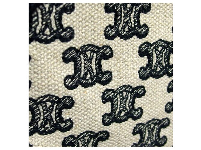 Céline Celine Triomphe All-Over Chain Clutch Bag - view 8