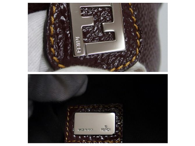Bolso Tote Fendi B Mix Large en Bordeaux - vista 5