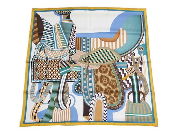 Hermès Carre 90 LA SELLE IMAGINAIRE Schal - Ansicht 2