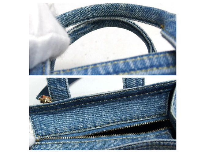 Coach Cargo Tote 20 - Denim Blue - vue 11