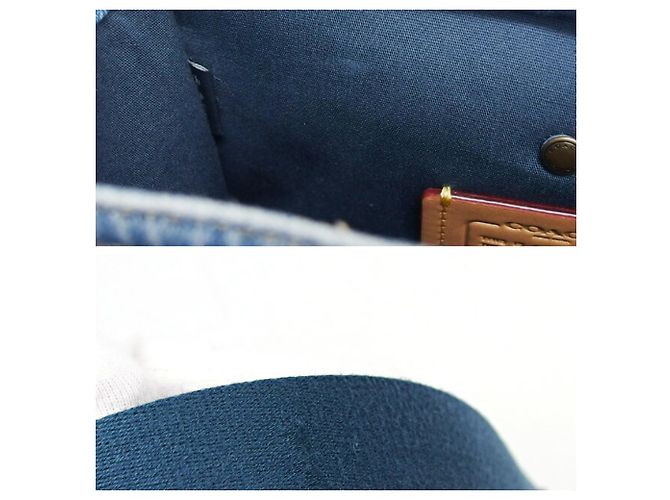 Coach Cargo Tote 20 - Denim Blue - vue 9