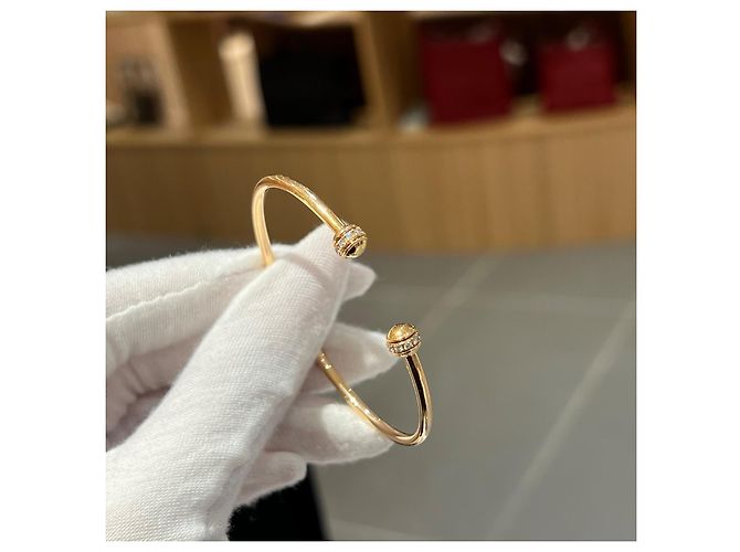 Bracciale Rigido Aperto Piaget Possession Oro Rosa e Diamanti - vista 5