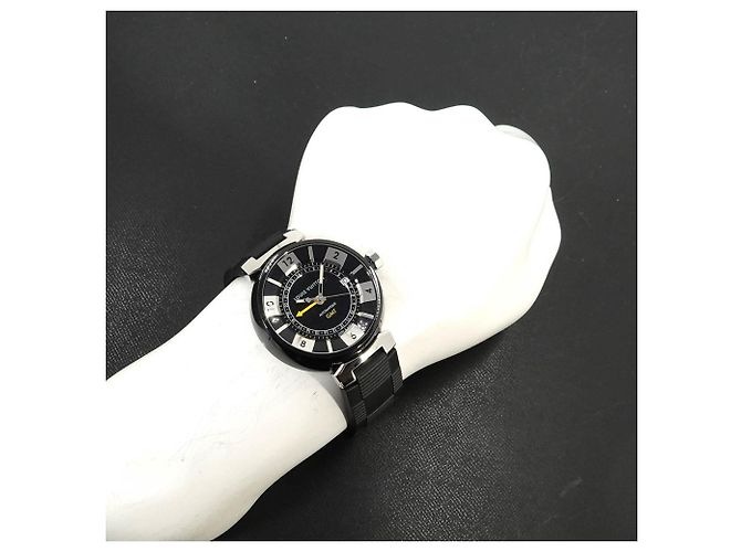 Orologio da uomo Louis Vuitton Tambour Black GMT - vista 3