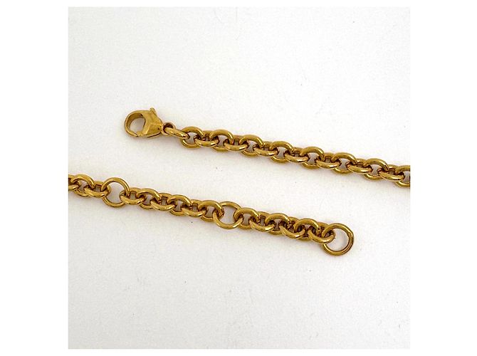 Collana lunga Miu Miu Logo con strass - vista 3