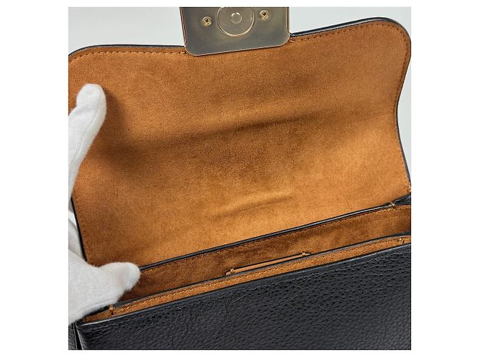 Borsa a tracolla Coach Grace in pelle nera - vista 5