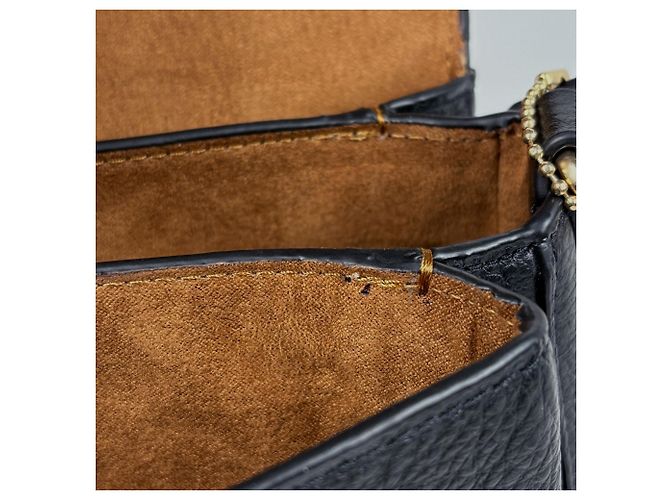 Borsa a tracolla Coach Grace in pelle nera - vista 6