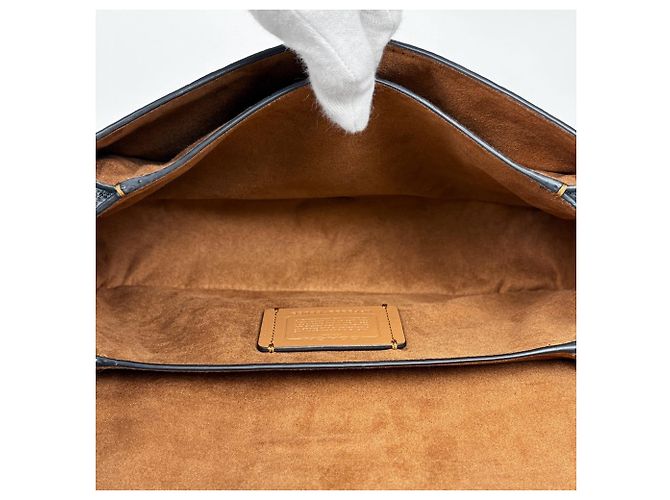 Borsa a tracolla Coach Grace in pelle nera - vista 7