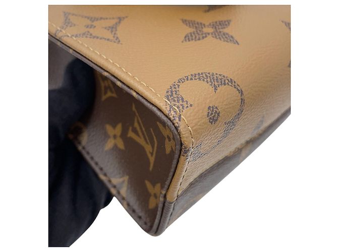 Borsa Louis Vuitton Monogram Reverse OnTheGo BB - vista 7