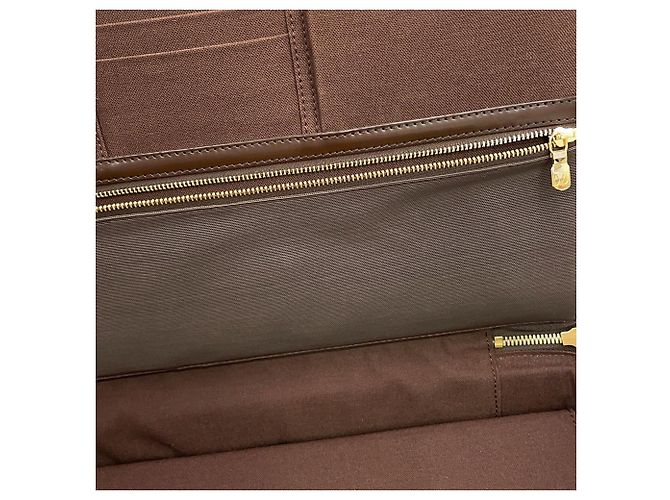 Sac à main Louis Vuitton Damier Ebene Porte Ordinateur Savannah - vue 11