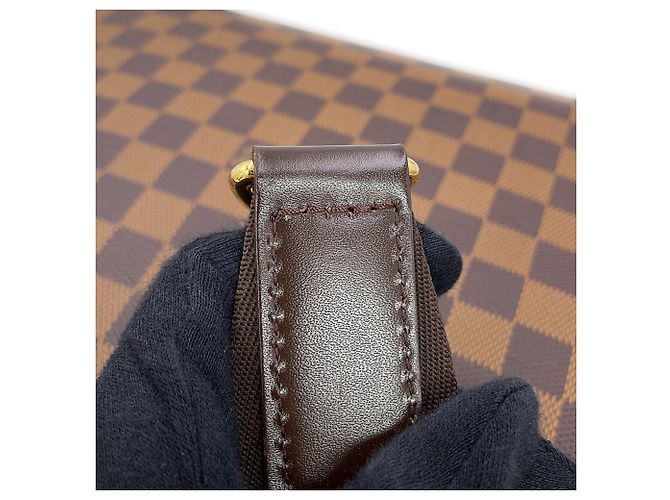 Sac à main Louis Vuitton Damier Ebene Porte Ordinateur Savannah - vue 13