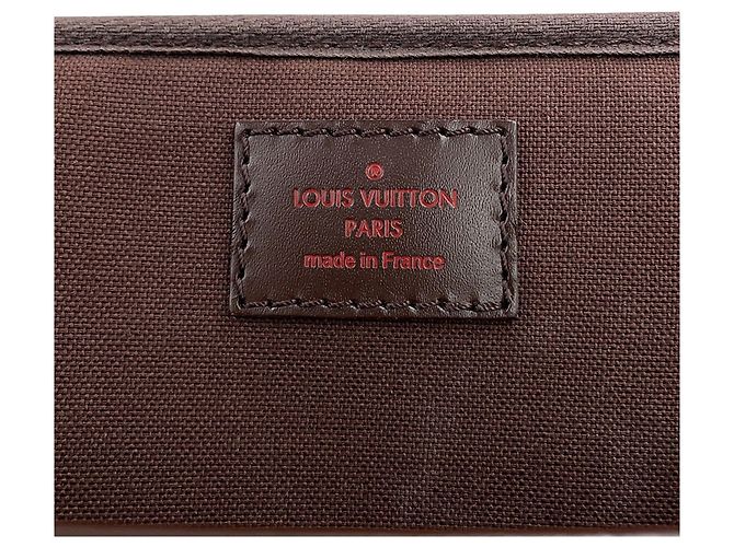 Sac à main Louis Vuitton Damier Ebene Porte Ordinateur Savannah - vue 16