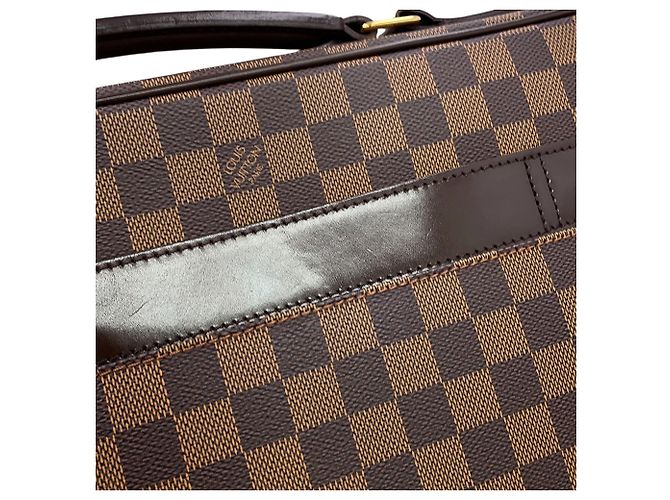 Sac à main Louis Vuitton Damier Ebene Porte Ordinateur Savannah - vue 7