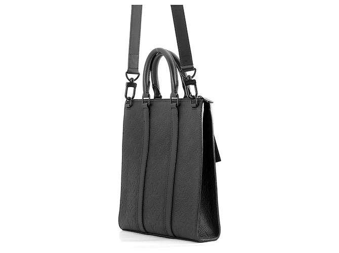 Sac à main Louis Vuitton Monogram Taurillon Sac Plat Cross - vue 2