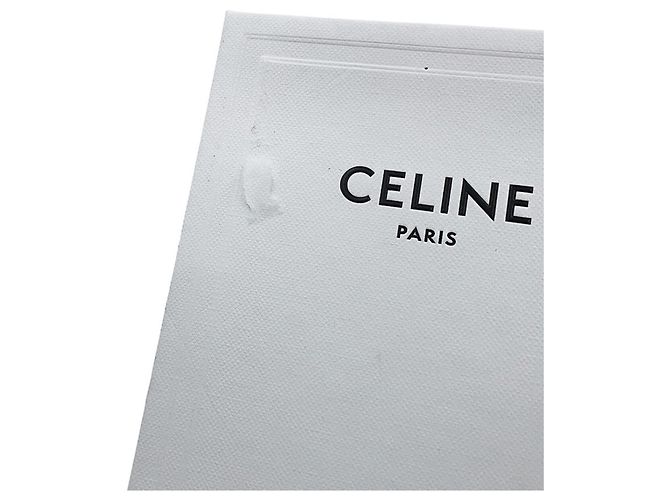 Triomphe Céline Tarjetero de piel negra Celine - vista 10