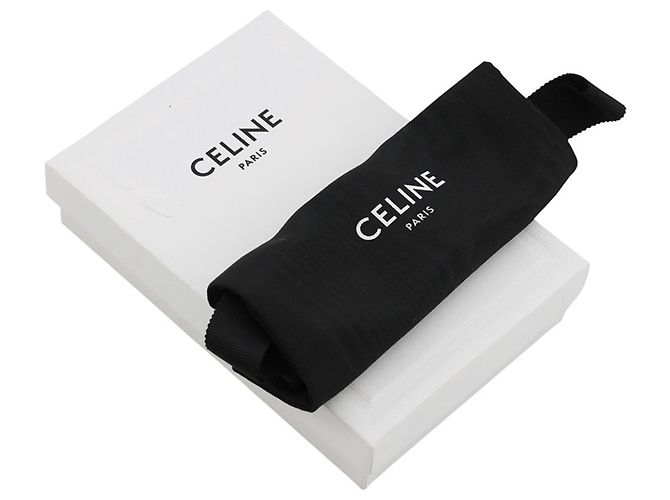 Triomphe Céline Tarjetero de piel negra Celine - vista 14