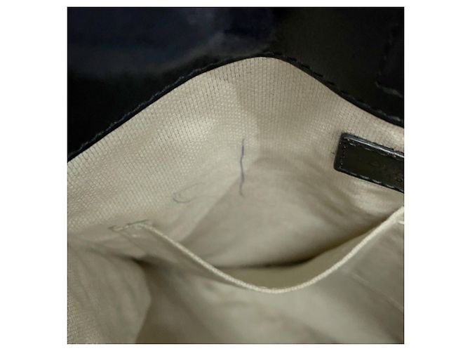 Borsa a tracolla Bottega Veneta in pelle nera - vista 9