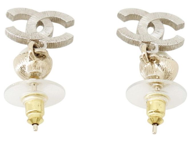 Chanel Gold Rhinestone Ohrringe - Ansicht 3