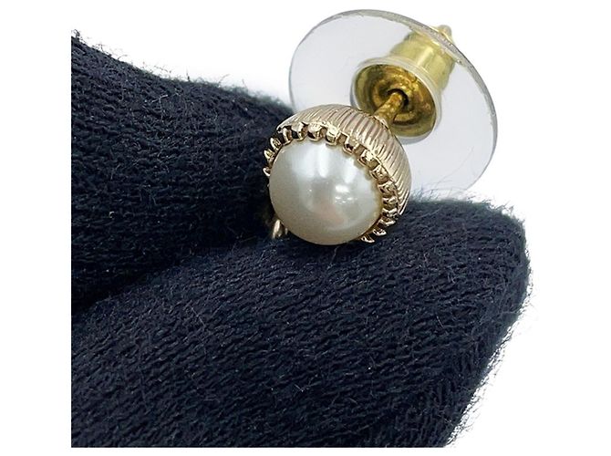 Chanel Gold Rhinestone Ohrringe - Ansicht 5