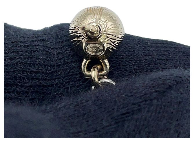 Chanel Gold Rhinestone Ohrringe - Ansicht 6