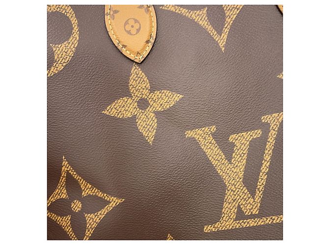 Bolso de hombro Louis Vuitton Monogram Reverse Giant OnTheGo GM - vista 8