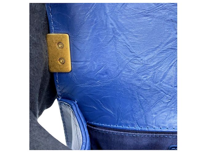 Bolso de hombro Chanel Boy Small Matelassé - vista 11